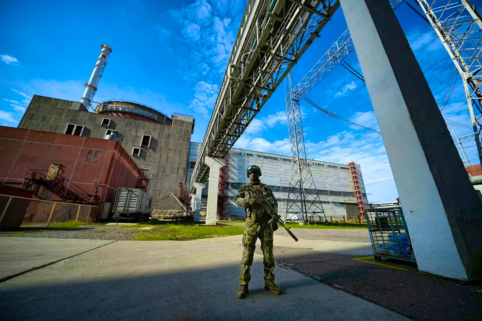 The Zaporizhzhya nuclear power plant is under Russian control.