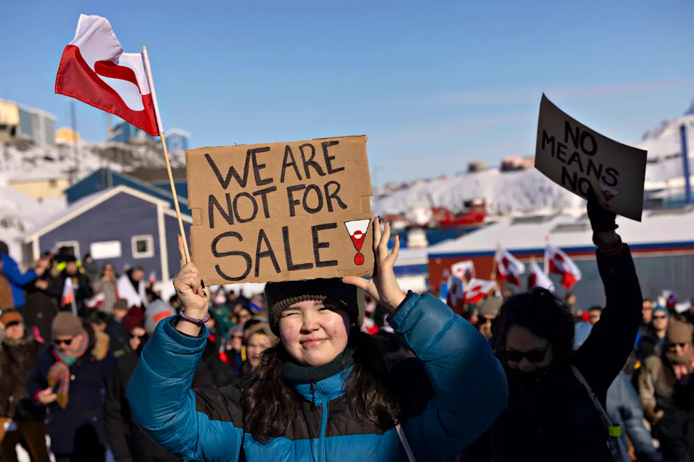 Eine deutliche Mehrheit der Grönländer will nicht Teil der USA werden.