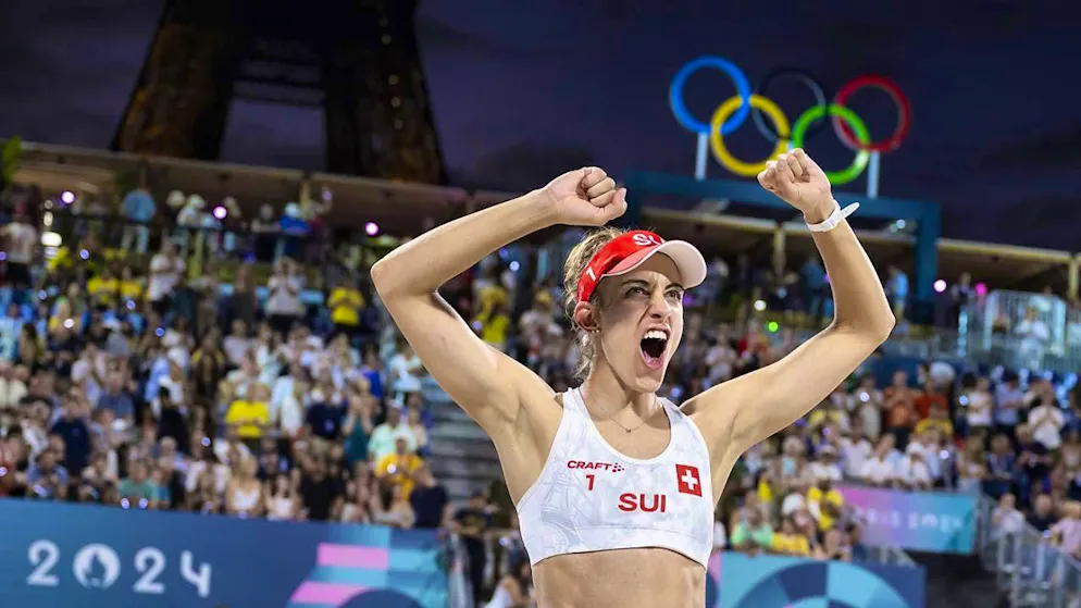 Successful again with a new partner: Olympic bronze medalist Tanja Hüberli