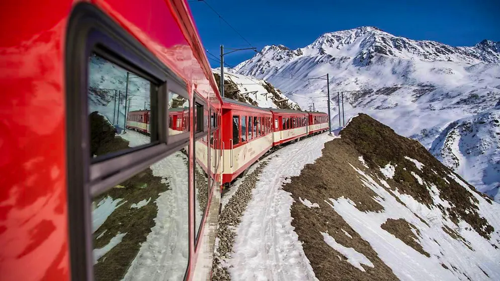 A rockfall occurred on the line between Täsch and Zermatt in the canton of Valais. (archive picture)