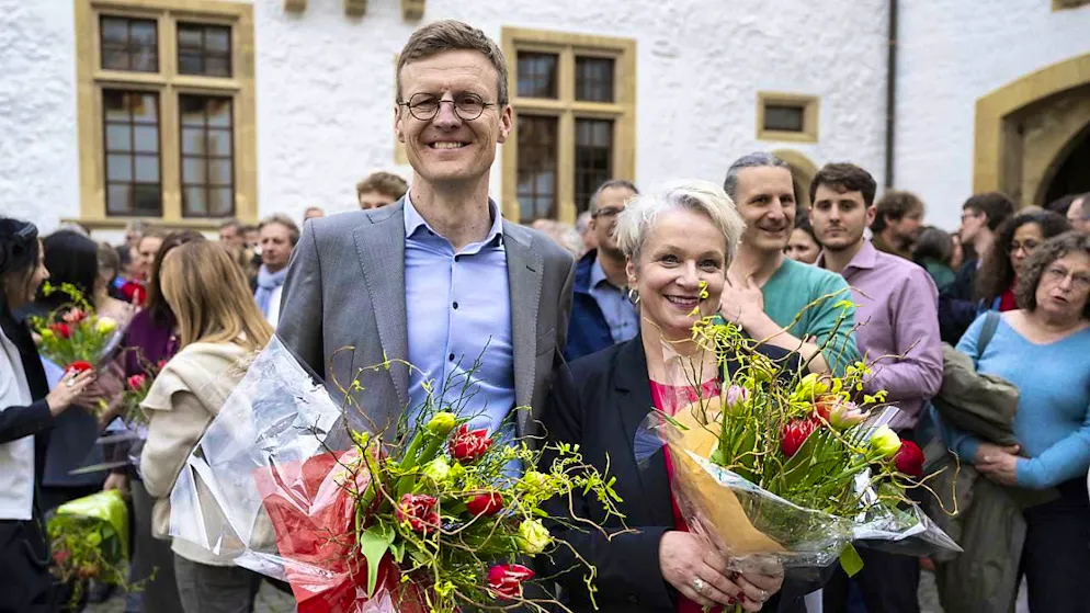 Frédéric Mairy and Florence Nater from the SP were re-elected in the first round of voting on Sunday.