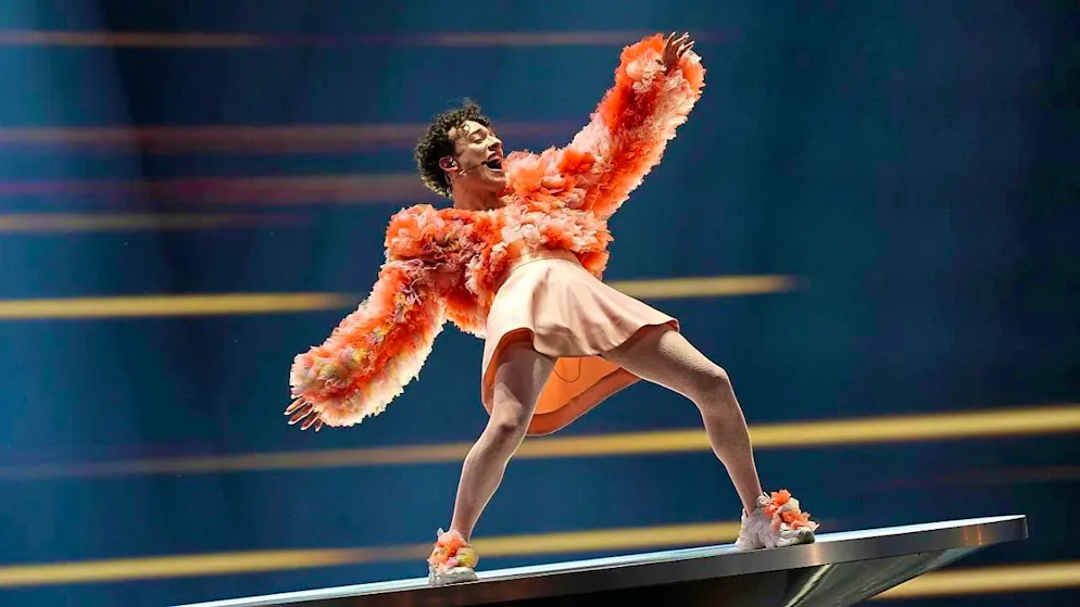 ESC hits are born at the songwriting camp. From high vocals to rap: Nemo made it to ESC victory in 2024 with "The Code". The song was composed at the Suisa songwriting camp. (archive picture)