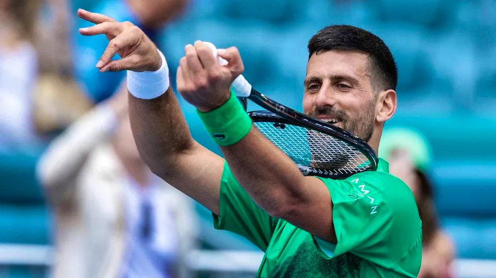 Another record for Novak Djokovic.