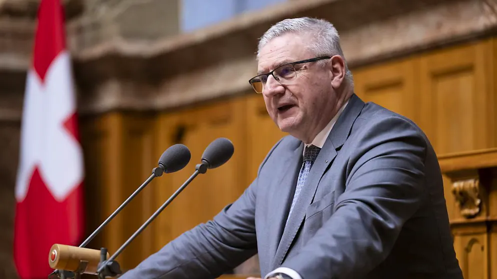 Der SVP-Nationalrat Andreas Glarner teilt auch gern aus - doch als "Gaga-Rechtsextremist" will er nicht bezeichnet werden: Das Aargauer Obergericht befindet über den Fall. (Archivbild)