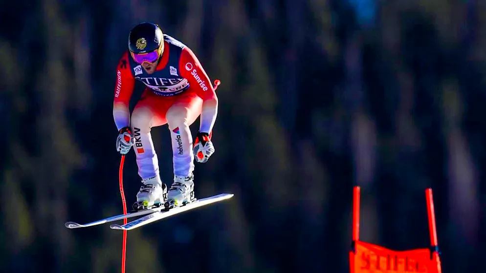 Odermatt and the competition in his own camp - Gallery. Justin Murisier on his way to victory in the downhill in Beaver Creek