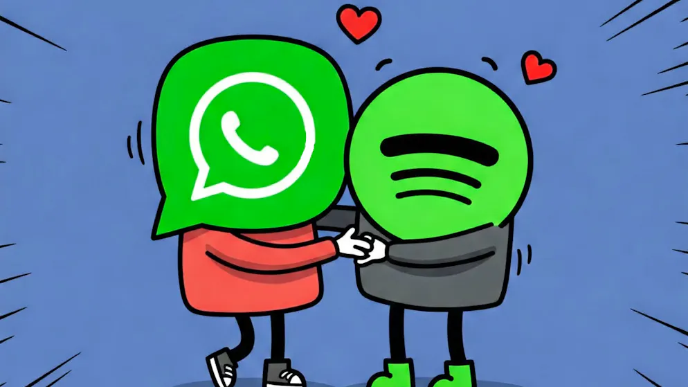 Apps vereinen sich. Spotify in Whatsapp? Was kann die neue Funktion?