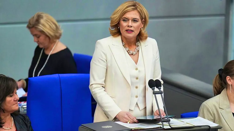Julia Klöckner (CDU), new President of the Bundestag. Photo: Michael Kappeler/dpa
