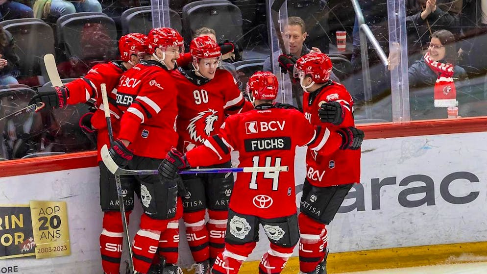 Lausanne HC scored six times in Game 7 against the Tigers.