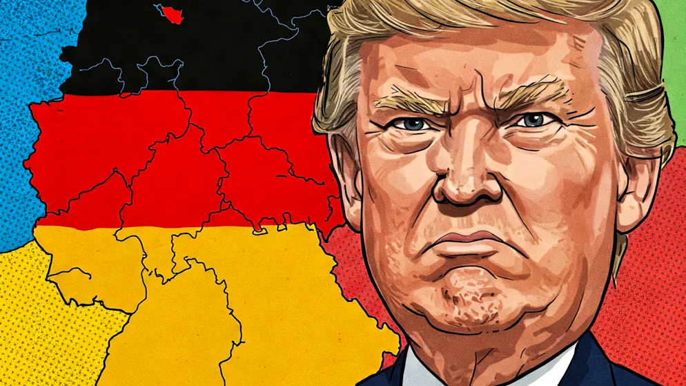 Die Spassaktion einiger Deutschen hat Donald Trump wohl gar nicht bemerkt.