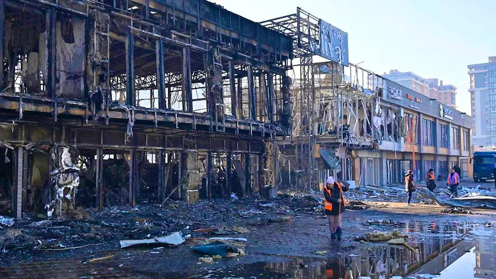 ARCHIVE - Destroyed buildings in Odessa. Photo: Michael Shtekel/AP/dpa