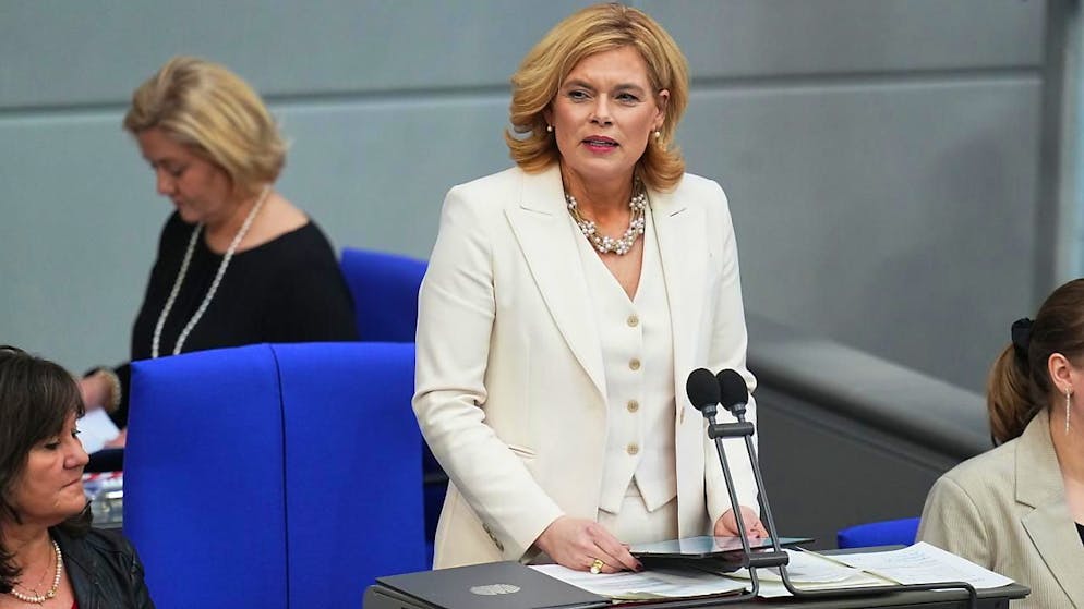 Julia Klöckner (CDU), neue Bundestagspräsidentin. Foto: Michael Kappeler/dpa