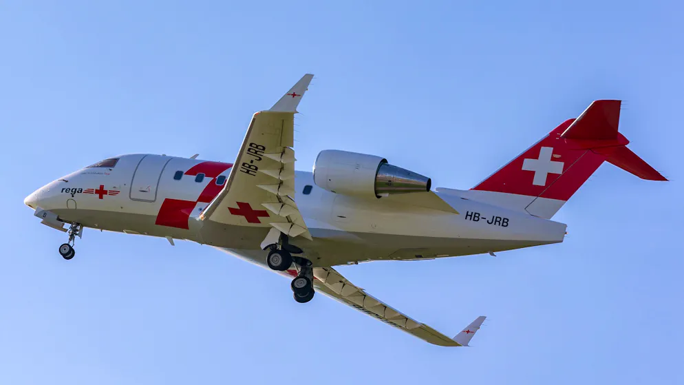 Die beiden Jets vom Typ Bombardier Challenger CL604 kaufte der Bund von der Rega.