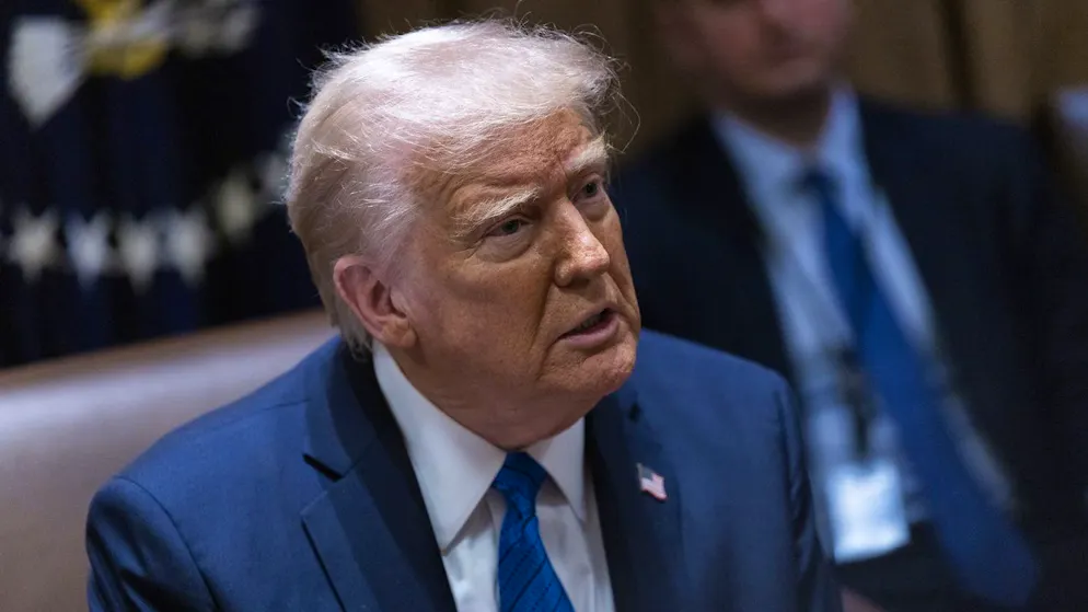 Will von nichts gewusst haben: US-Präsident Donald Trump am 25. März 2025 im Weissen Haus.