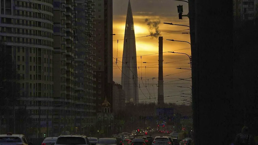 The headquarters of the Russian gas company Gazprom is in St. Petersburg. (archive picture)