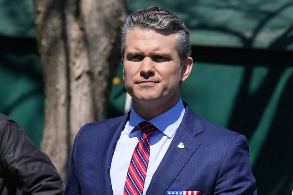 Le secrétaire américain à la Défense, Pete Hegseth.