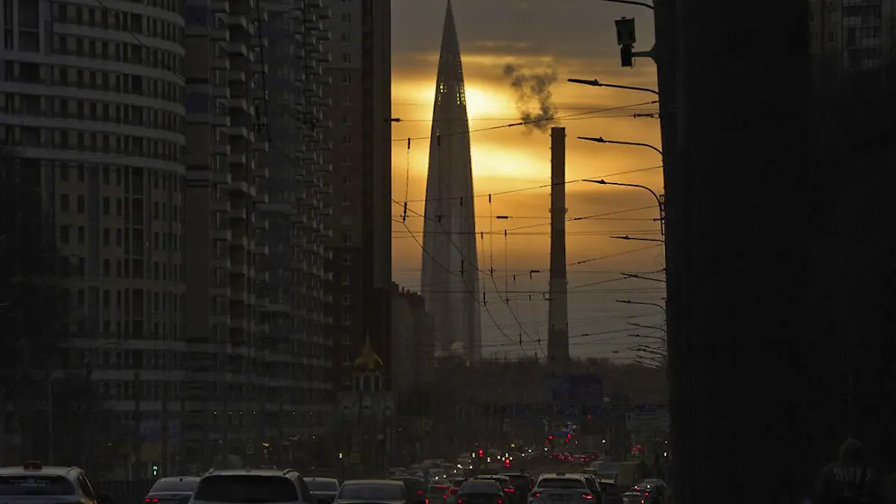 Der Hauptsitz des russischen Gaskonzerns Gazprom ist in St. Petersburg. (Archivbild)