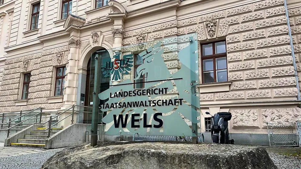 Das Landgericht Wels. Foto: Albert Otti/dpa