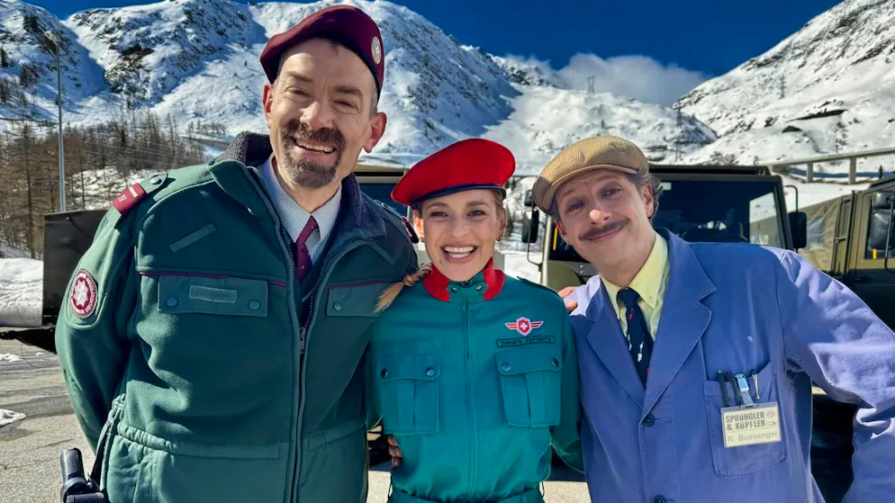 «Frontaliers Sabotage»: Christa Rigozzi erstmals in Kinofilm zu sehen. Christa Rigozzi spielt in der Schweizer Produktion «Frontaliers Sabotage» ihre erste Rolle in einem Kinofilm.