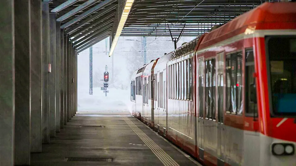 Another rockfall occurred on the train line between Täsch and Zermatt in the canton of Valais. (archive picture)