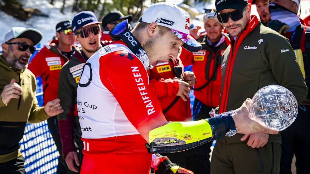 Sun Valley. Oh la boulette : Marco Odermatt a cassé son globe de cristal !