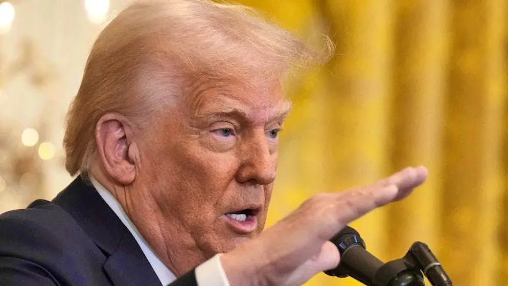 US President Donald Trump raises tariffs on car imports.
