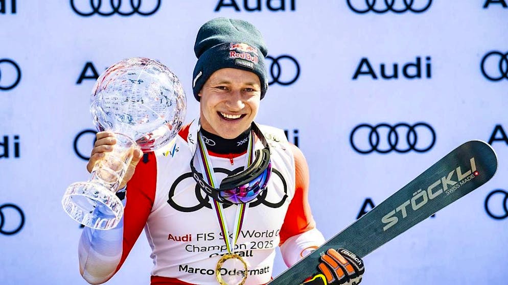 Marco Odermatt earned around CHF 725,000 in prize money thanks to his eight victories and nine other podium finishes in the 2024/25 World Cup winter