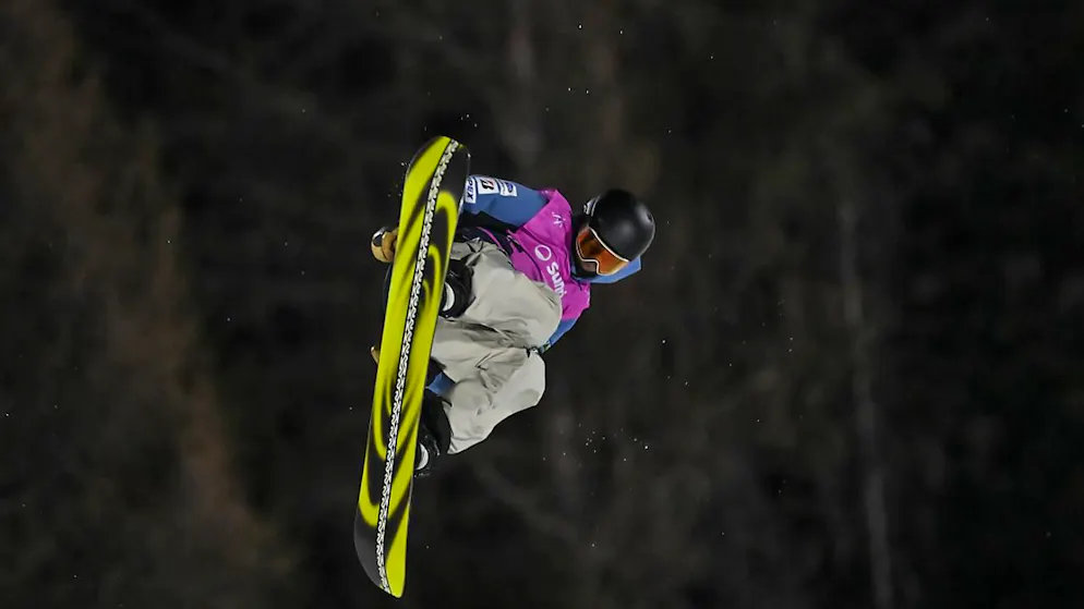Der neue Weltmeister im Big Air der Snowboarder: Ryoma Kimata