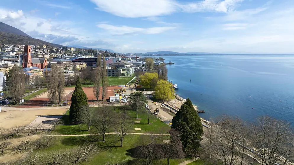 Travaux dès 2026 ?. Jeunes-Rives à Neuchâtel: près de 7 millions pour la 2e étape