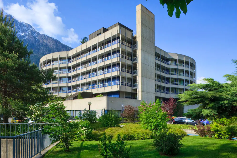 Am Spitalzentrum Oberwallis in Brig wird weiter gebaut. 