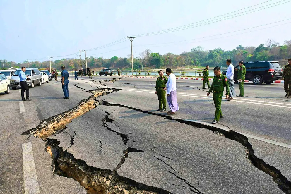More than 1000 confirmed dead after earthquake in Myanmar. The earthquake caused severe damage in Myanmar.