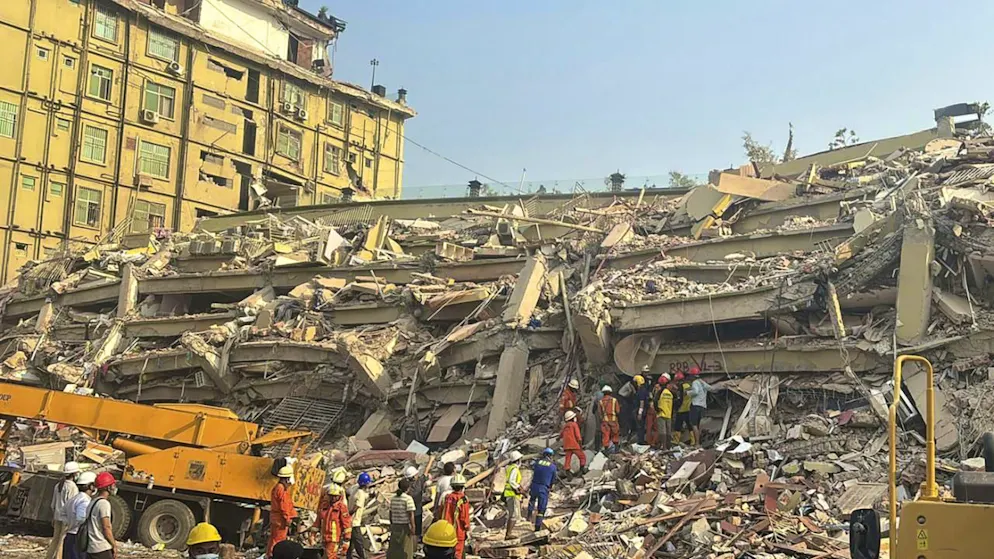 WHO hat nach schweren Erdbeben in Myanmar höchste Notfall-Stufe  ausgerufen. (Archivbild)