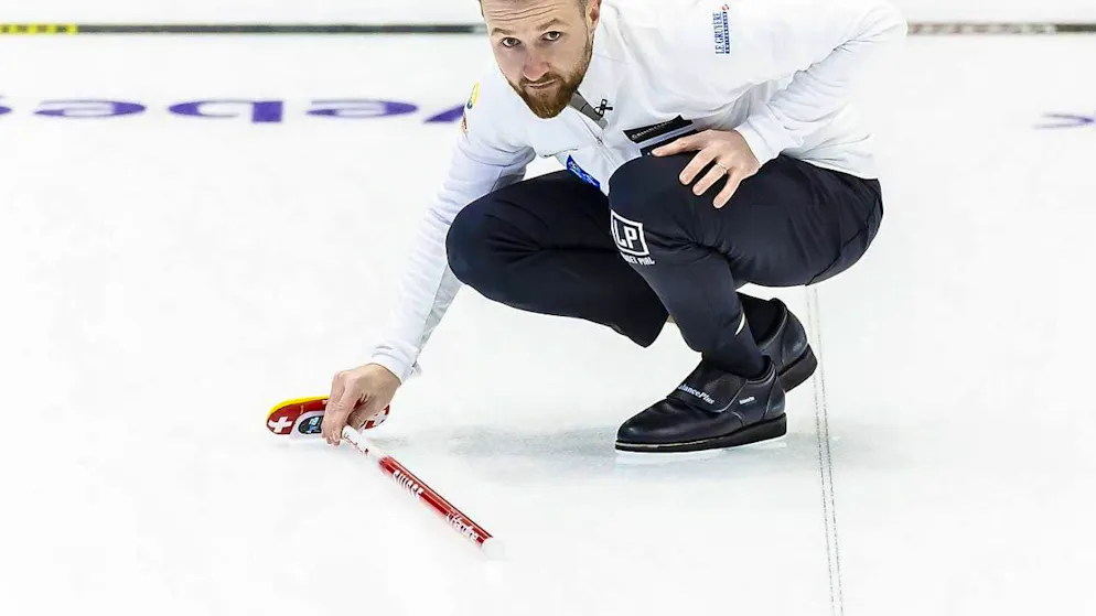 Skip Yannick Schwaller can be satisfied with the start to the World Championships