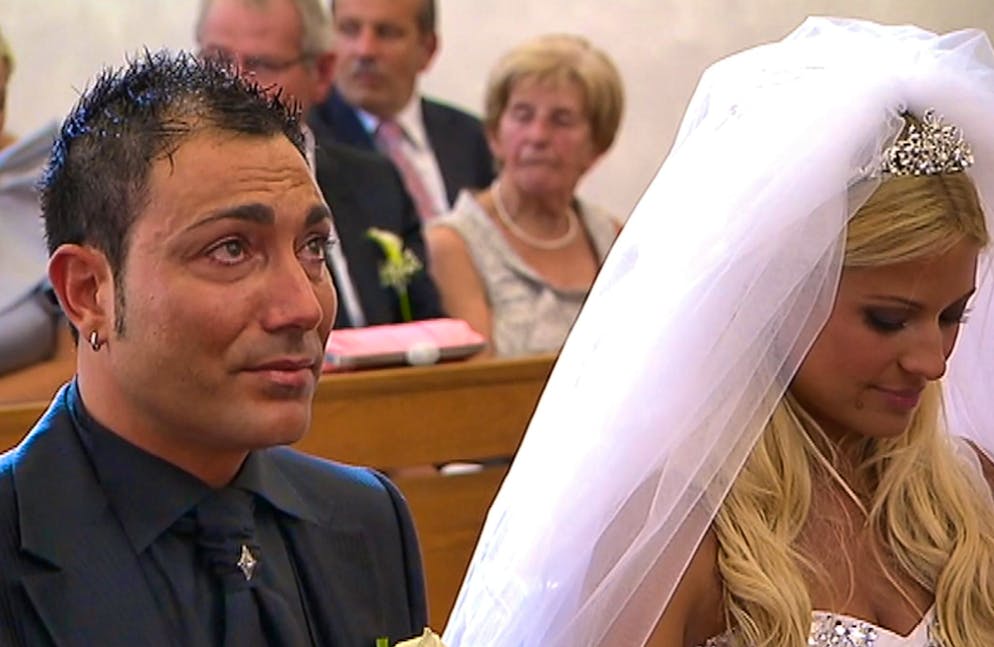 Up close and personal at the most intimate moments: "G&G" at Christa Rigozzi's wedding.