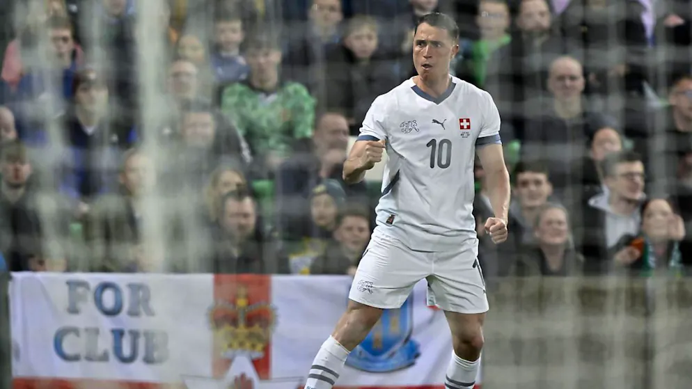Vincent Sierro traf auch für die Schweizer Nationalmannschaft letzte Woche gegen Nordirland