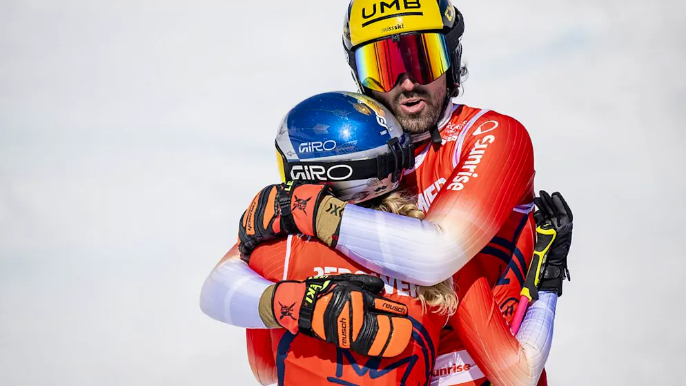 Die WM soll St. Moritz und dem Engadin einen neuen Spirit verleihen - Gallery. Fanny Smith und Ryan Regez verwandeln die Skicross-Wettbewerbe in Schweizer Festspiele