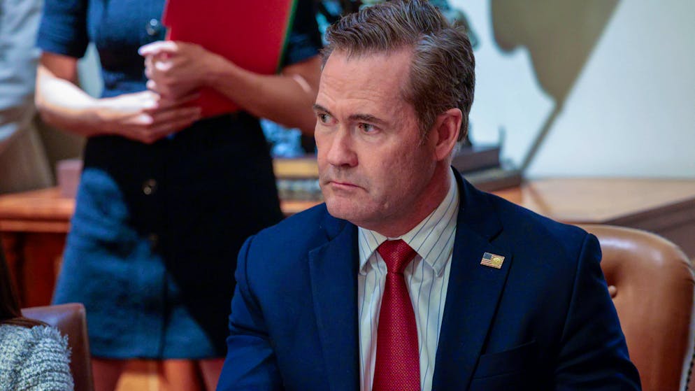 Michael Waltz' Daten sind ebenfalls im Netz gelandet.