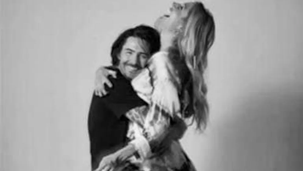 Ex-Miss Switzerland Hefti and top chef Mlinarevic celebrate their two-year anniversary.