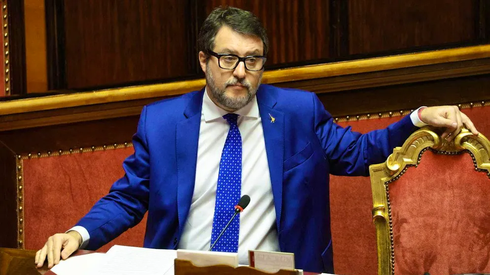 Italy's governing Lega party led by Deputy Prime Minister Matteo Salvini is launching an initiative against EU rearmament plans. (archive picture)