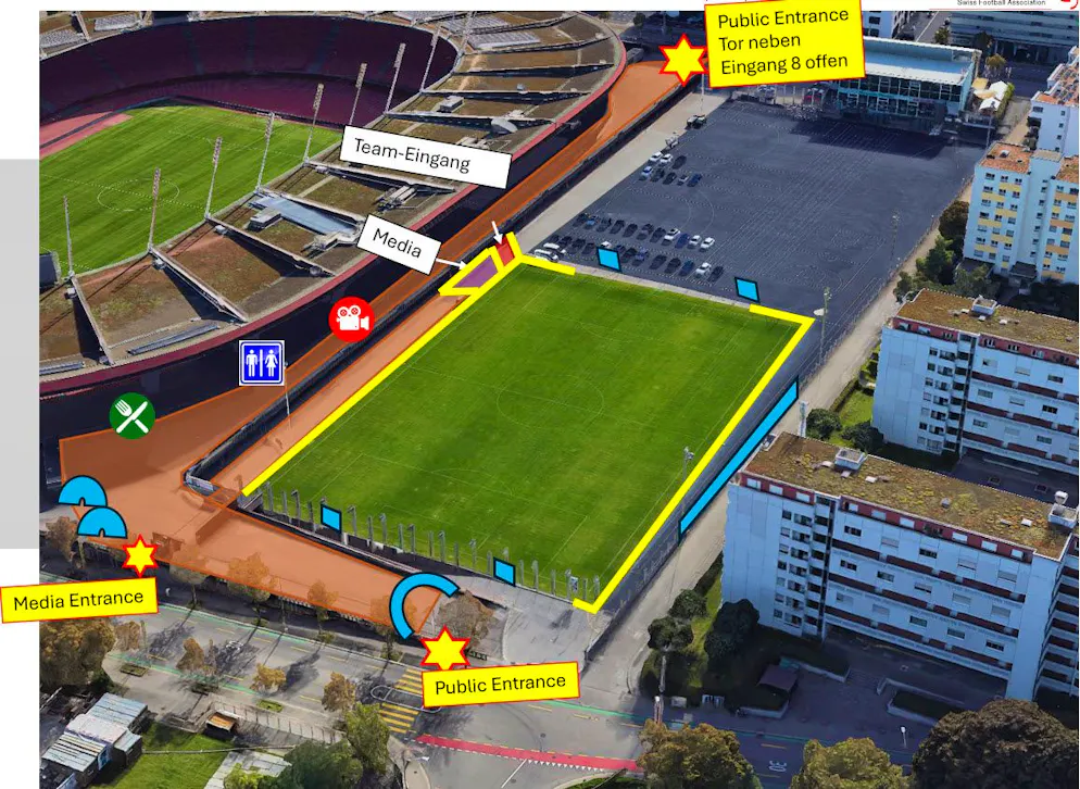 Am Montag findet neben dem Stadion Letzigrund das öffentliche Training der Frauen-Nati statt.
