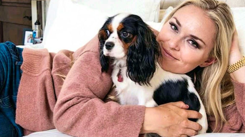 Lindsey Vonn dice addio al suo cane Lucy.