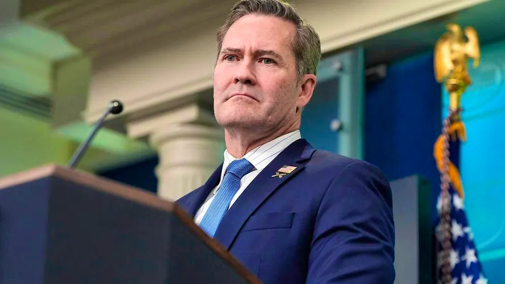 ARCHIVE - White House National Security Advisor Mike Waltz at a White House press briefing. Photo: Alex Brandon/AP/dpa