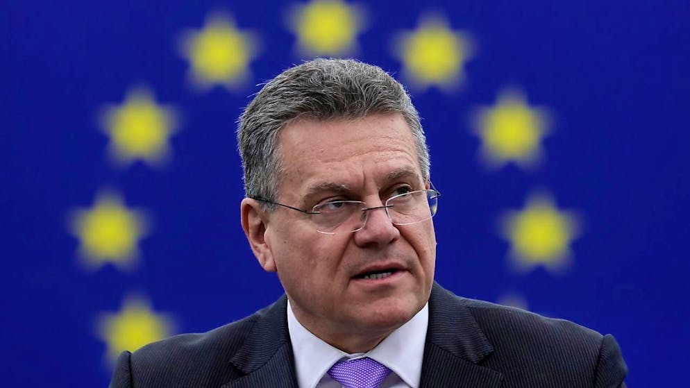 Il commissario europeo al Commercio, Maros Sefcovic (foto d'archivio)