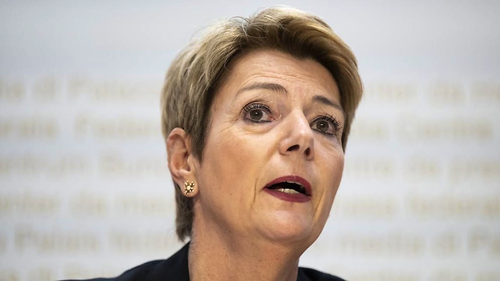 La presidente della Confederazione Karin Keller-Sutter (foto d'archivio)