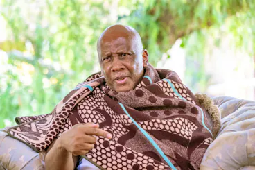 240317 -- MASERU, March 17, 2024 -- Letsie III, the King of Lesotho, speaks during an interview with Xinhua in Maseru, Lesotho, March 11, 2024. TO GO WITH Interview: Lesotho king expects higher level of cooperation with China  LESOTHO-MASERU-KING-INTERVIEW ZhangxYudong PUBLICATIONxNOTxINxCHN