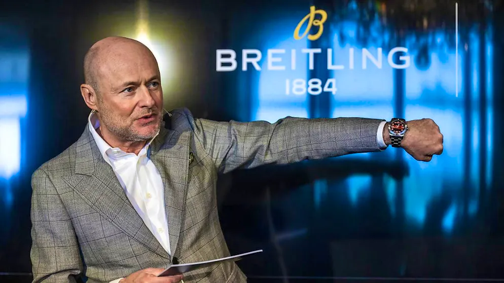 Breitling boss Georges Kern does not consider the tariffs imposed by the USA to be dramatic. (archive picture)