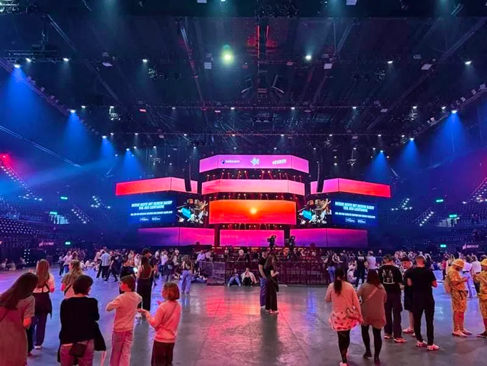 ESN Stage. The stage at the Energy Star Night impresses every year.
