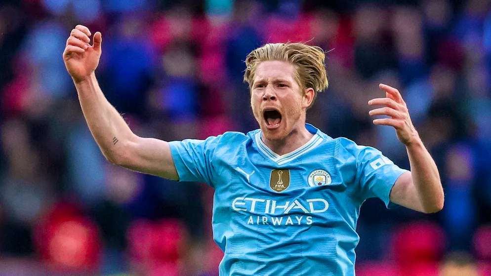 Will no longer play for City in the future: Kevin De Bruyne.