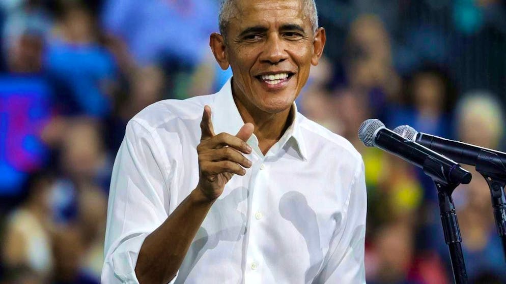 ARCHIVE - Former US President Barack Obama speaks on the campus of the University of Arizona. Photo: Mamta Popat/Arizona Daily Star/AP/dpa/Archive image