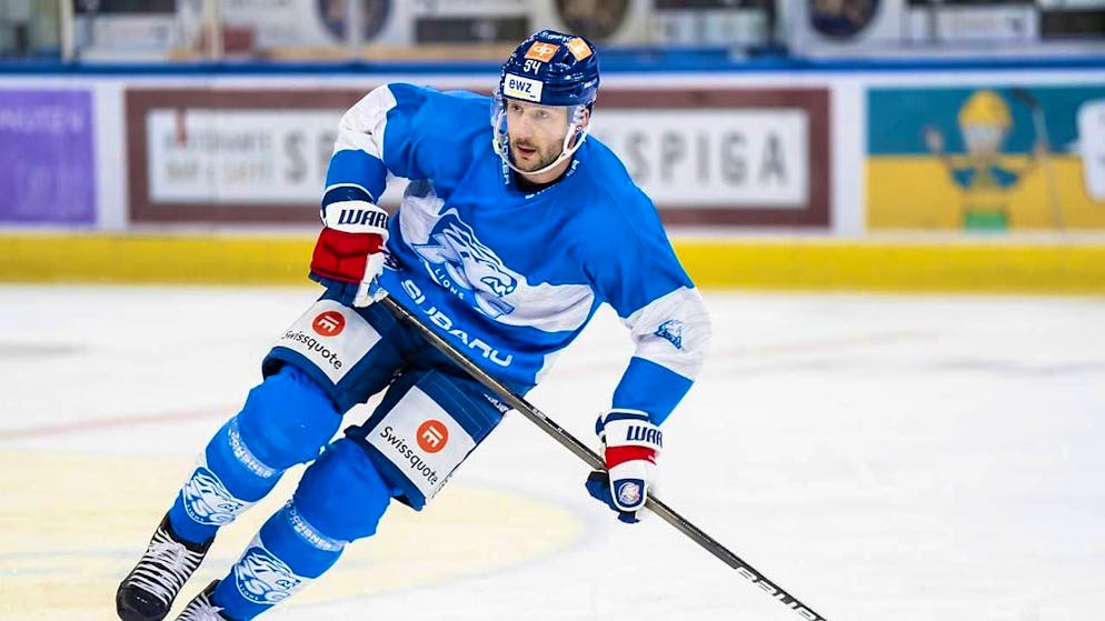 Defenseman Christian Marti is on course with the ZSC Lions