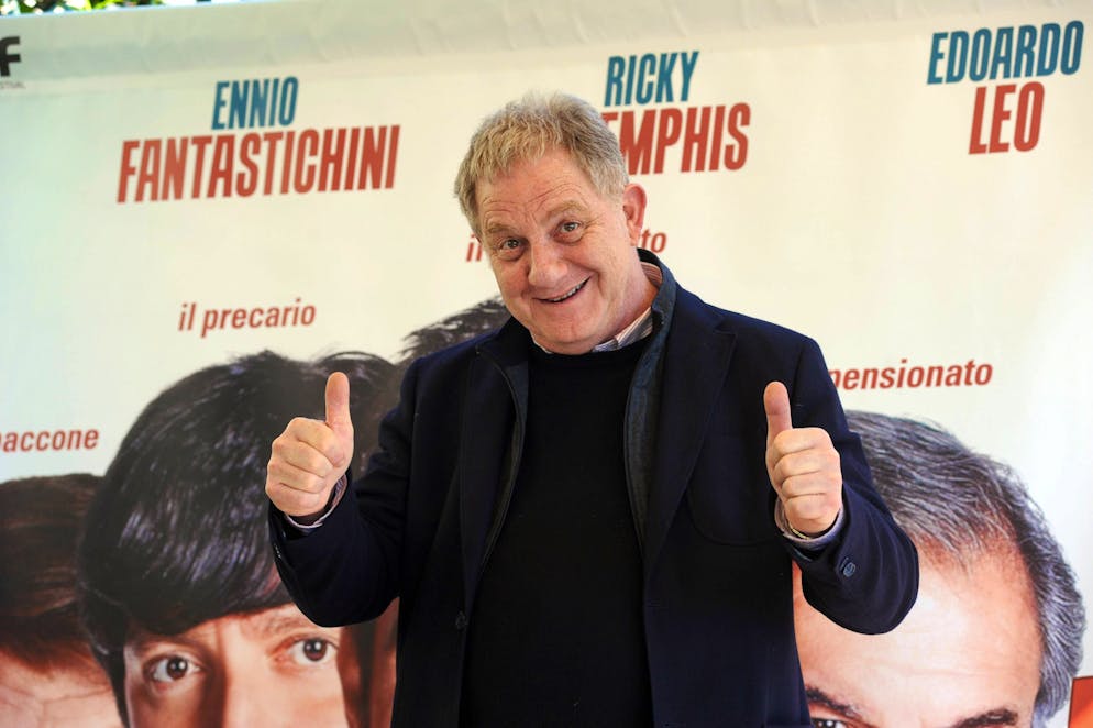 Antonello Fassari nel 2014 alla presentazione del film «La mossa del pinguino».